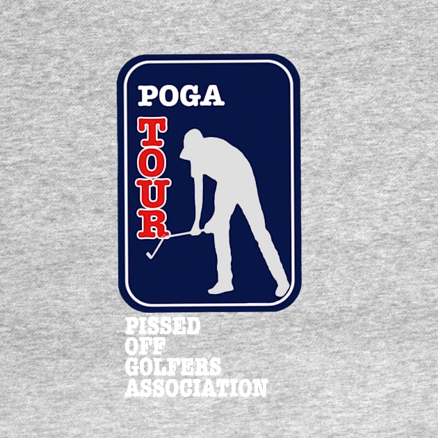 POGA-Pissed Off Golfers Association by DRAWGENIUS